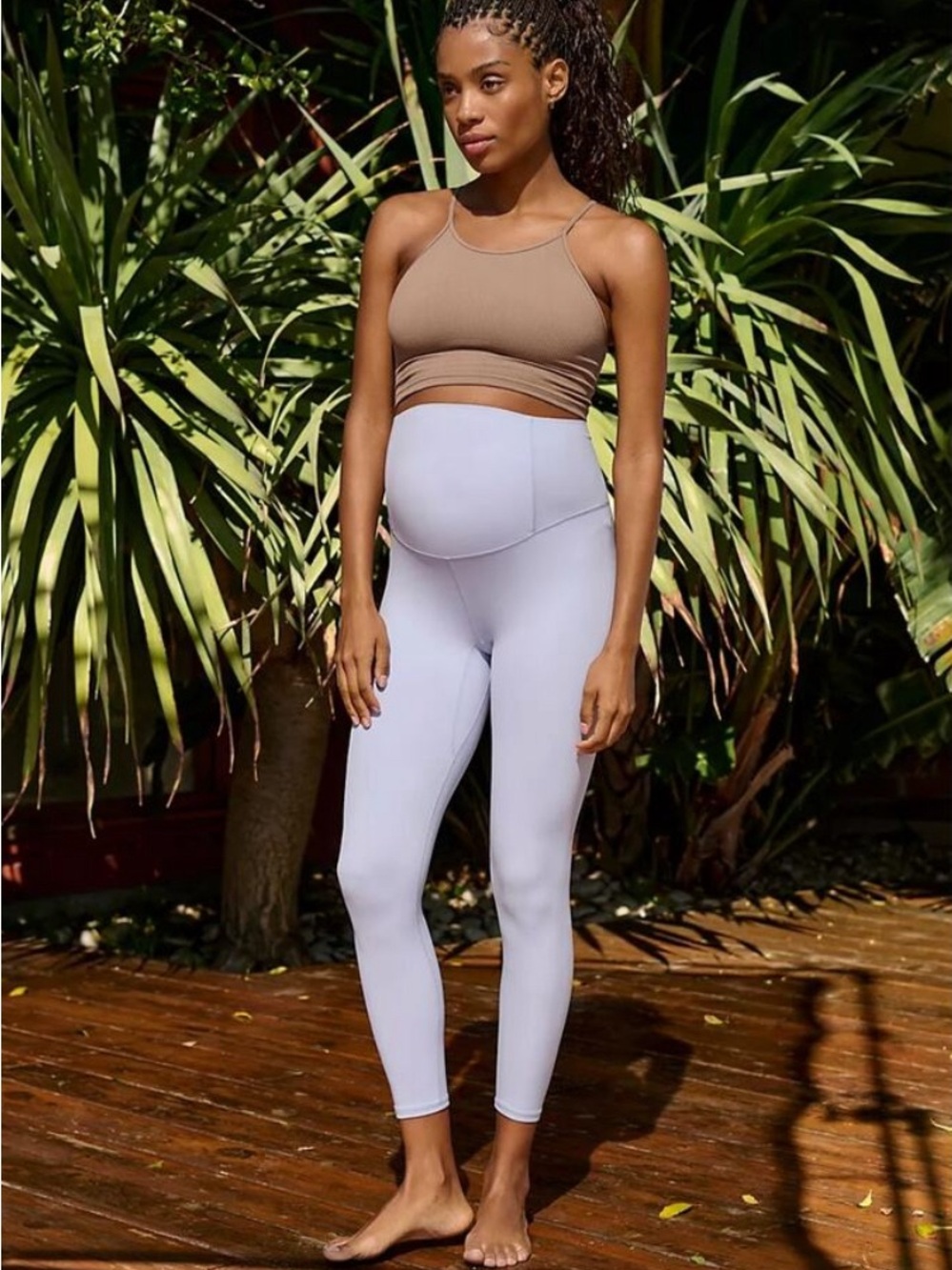 NWT FP Movement x Hatch Never Better Maternity High-Rise Orchid Leggings